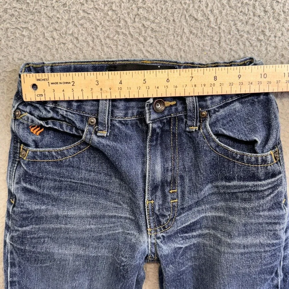 ROCAWEAR Jeans Kids 6 Blue Straight Wide Leg Unisex Vintage Y2K Baggy Grunge